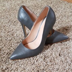 Grey 4 1/2'' heels